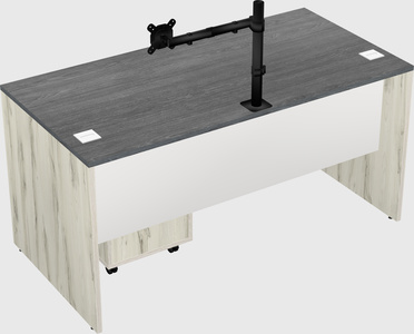 Rectangular desk