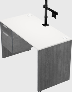 Rectangular desk