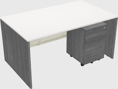 Rectangular desk