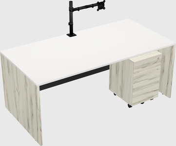 Rectangular desk
