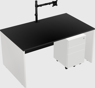 Rectangular desk