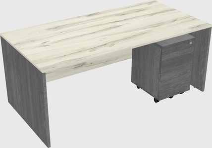 Rectangular desk