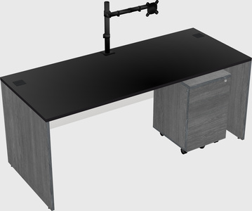 Rectangular desk