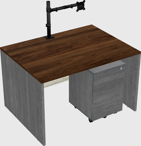 Rectangular desk