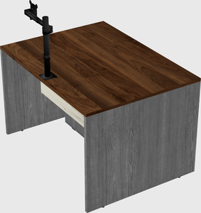 Rectangular desk