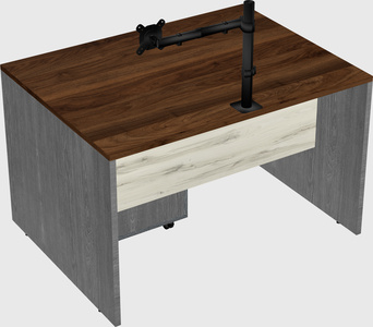 Rectangular desk