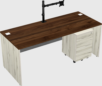 Rectangular desk