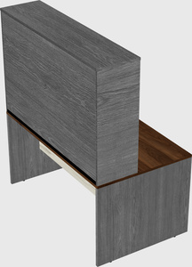 Rectangular desk