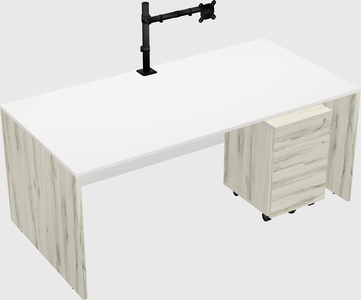 Rectangular desk