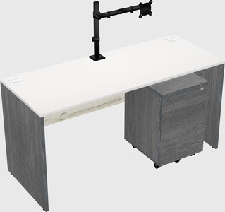 Rectangular desk