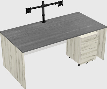 Rectangular desk
