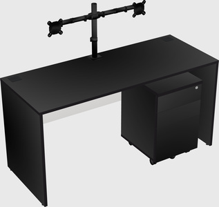 Rectangular desk