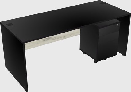 Rectangular desk