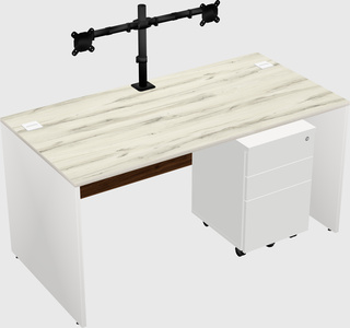 Rectangular desk