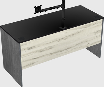 Rectangular desk