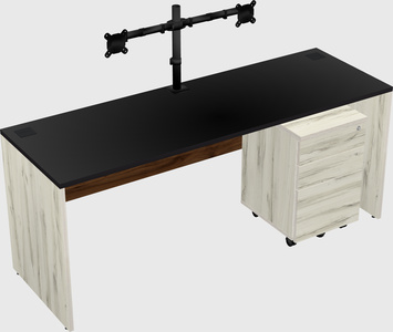 Rectangular desk