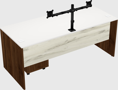 Rectangular desk