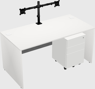Rectangular desk