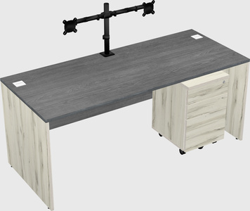 Rectangular desk