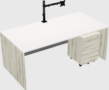 Rectangular desk