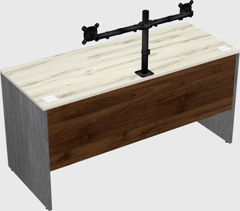 Rectangular desk