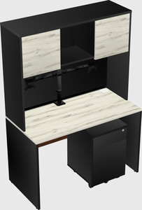Rectangular desk