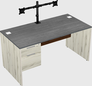 Rectangular desk