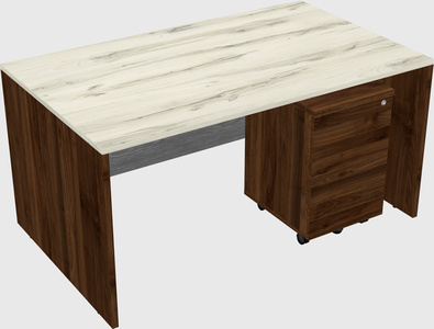 Rectangular desk