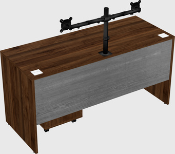 Rectangular desk