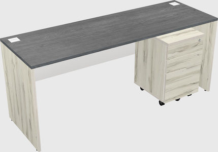 Rectangular desk