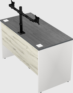 Rectangular desk
