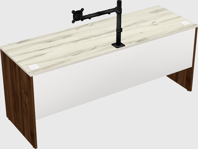 Rectangular desk