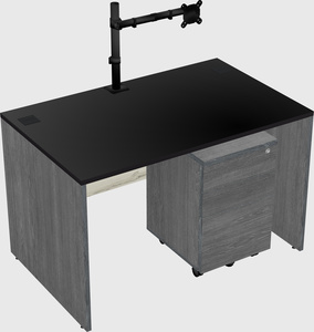 Rectangular desk