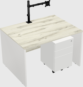 Rectangular desk