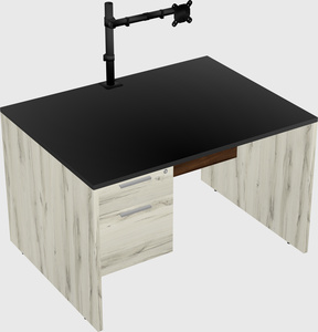Rectangular desk