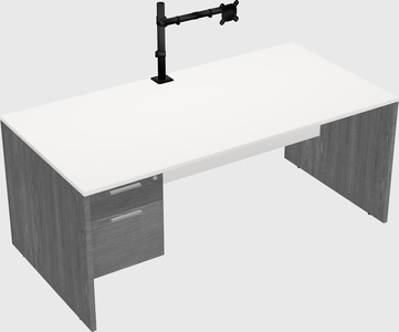 Rectangular desk