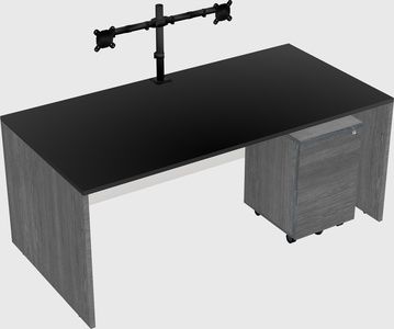 Rectangular desk
