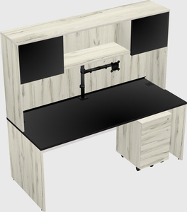 Rectangular desk