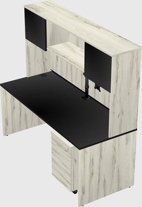 Rectangular desk