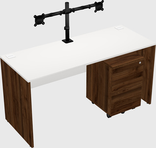 Rectangular desk