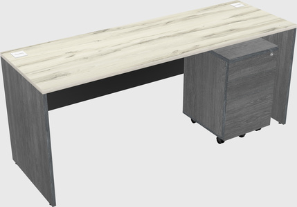 Rectangular desk