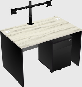 Rectangular desk