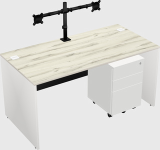 Rectangular desk