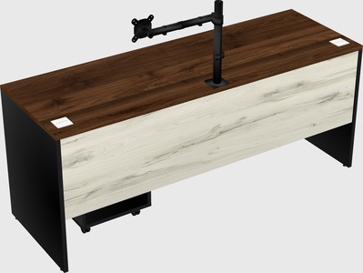 Rectangular desk