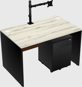Rectangular desk