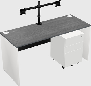 Rectangular desk