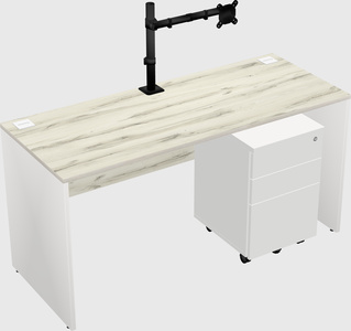 Rectangular desk
