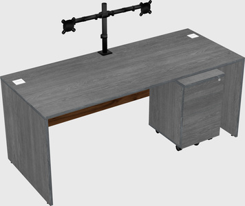 Rectangular desk