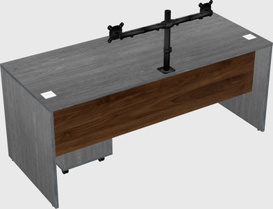 Rectangular desk