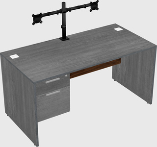 Rectangular desk